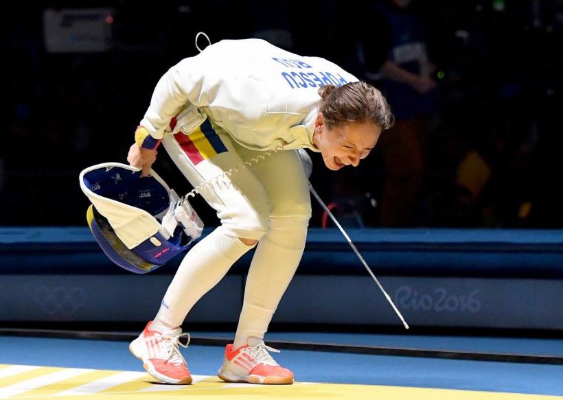 OLIMPIADĂ. Ana-Maria Popescu, după cucerirea aurului olimpic la spadă: ”Nu sunt totuşi neam cu Highlander”