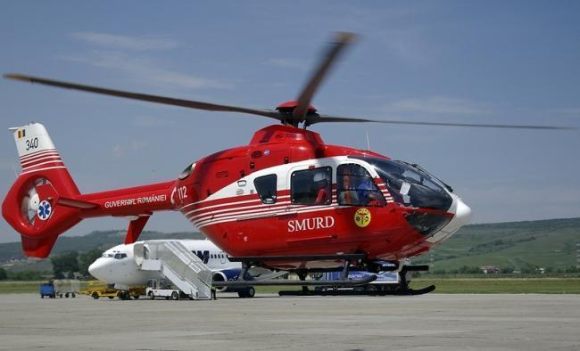 MAI: Un rănit în explozia de la Petromidia - preluat de un elicopter SMURD; ceilalţi trei - de un MI-17 