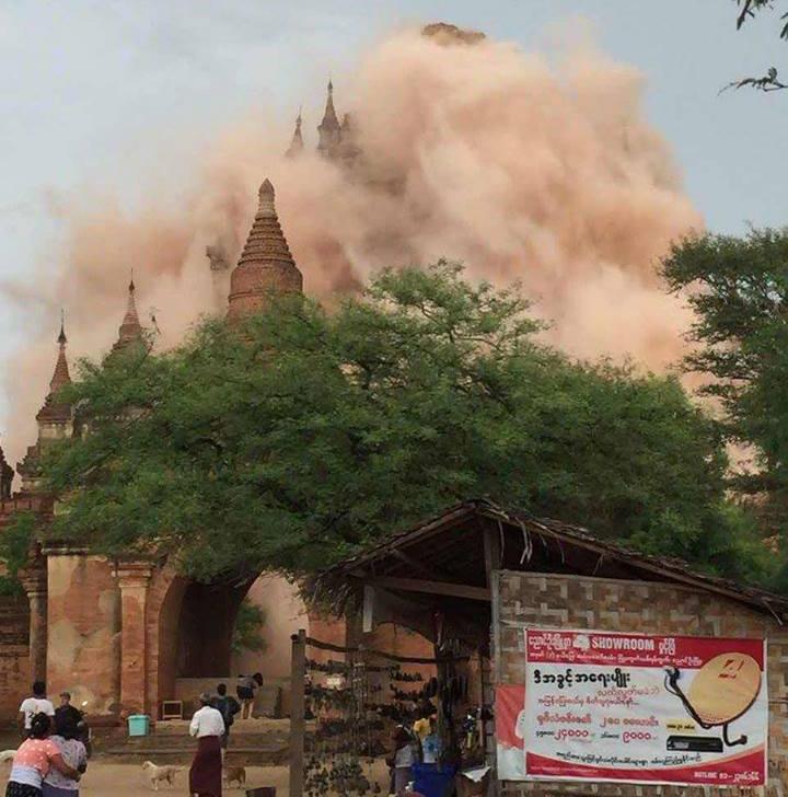 Cutremur în Myanmar: Cel puţin trei persoane au murit şi zeci de pagode au suferit pagube majore
