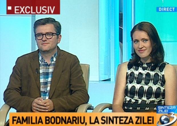 Familia Bodnariu, invitată la Sinteza zilei: Au vorbit despre drama răpirii copiilor, dar şi-au amintit si de bucuria revederii