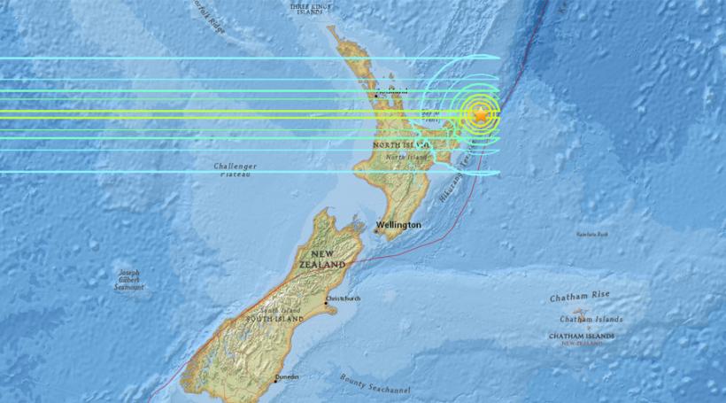 Cutremur de 7,1 grade pe coasta de est a Noii Zeelande