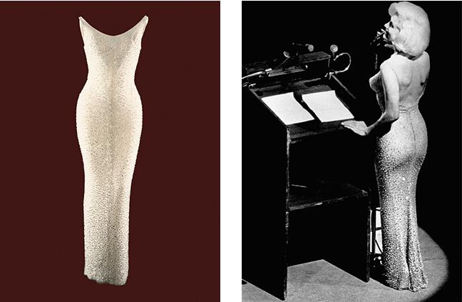 Celebra rochie a actriţei Marilyn Monroe în care i-a a cântat lui Kennedy, scoasă la licitaţie