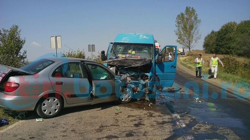 Botoşani: O persoană decedată şi trei rănite după un accident violent pe E 58