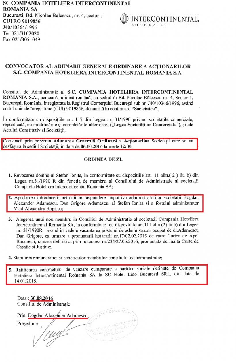 Ultimul tun marca Adamescu: vânzarea Lido către un offshore olandez “specializat” în achiziţii pe... 1 euro 18549035