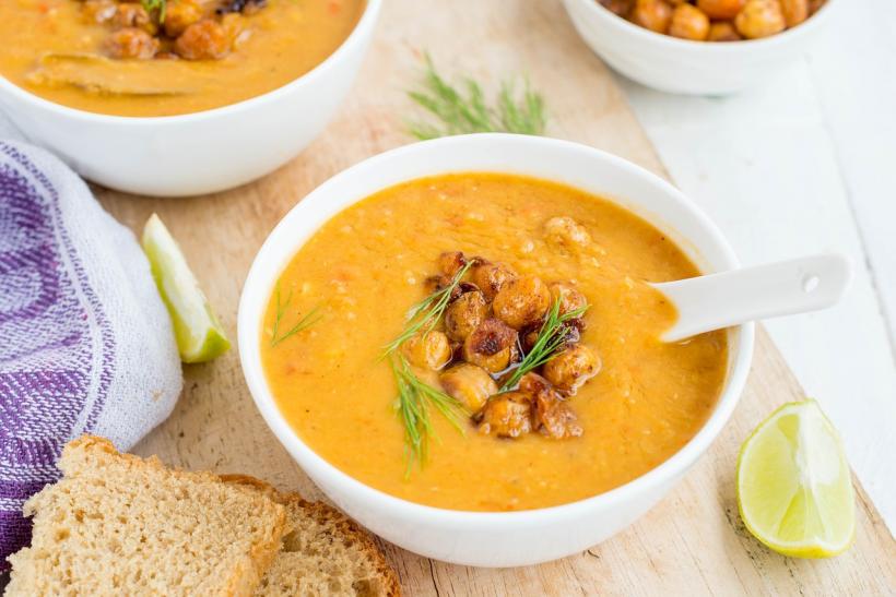 Cea mai bună rețetă de supă-cremă de dovleac și morcovi