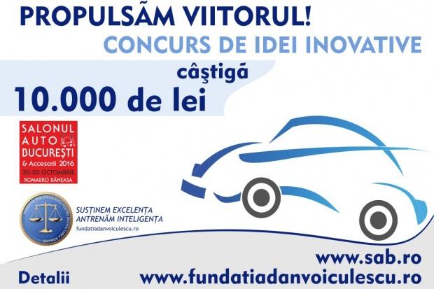Cea mai spectaculoasă inovație a unui tânăr va fi premiată cu 10.000 lei de Fundaţia Dan Voiculescu