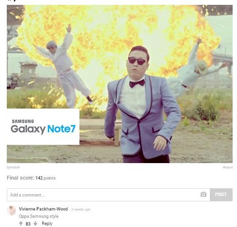 Cele mai bune glume pe seama Samsung Galaxy Note 7 18552783