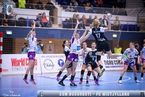 Liga Campionilor handbal feminin: CSM Bucureşti, învinsă neaşteptat în Danemarca