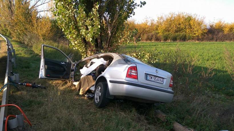 Accident TERIBIL în apropiere de Timișoara, un bărbat a murit. Cine era victima 