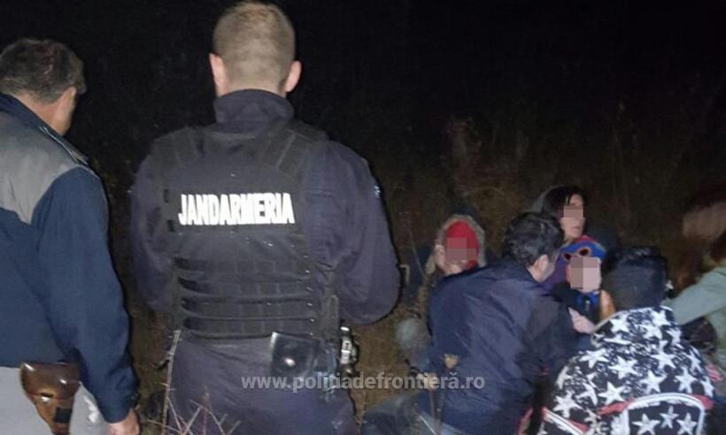Timiş: Grup de 12 persoane, oprit să treacă ilegal în Ungaria