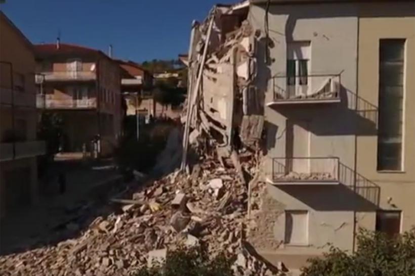 Pământul se cutremură în continuare în centrul Italiei