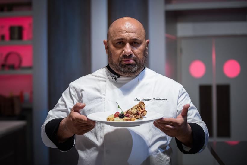 VIDEO. Chefi la cuțite, lider de piață. Chef Scărlătescu a gătit un produs pe care nu îl suportă; Florin Dumitrescu a pierdut un om de finală 18555231
