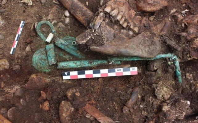 Prahova: Mormânt din Epoca Bronzului, vechi de peste 5.000 de ani, descoperit de arheologi la Ariceştii Rahtivani