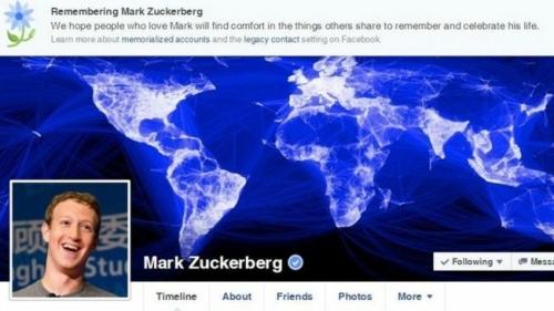 FOTO. Facebook a făcut o eroare COLOSALĂ: a anunţat decesul fondatorului său şi a mai multor utilizatori 