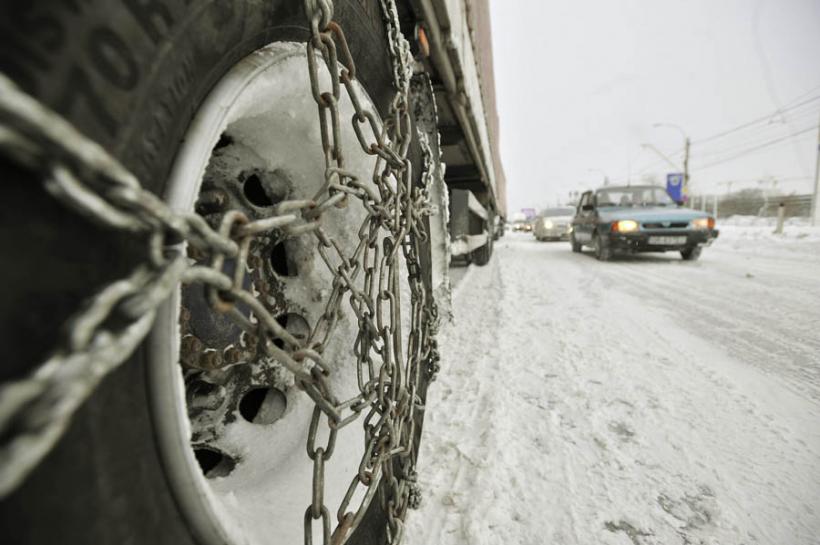 Maramureş: Trafic în condiţii de iarnă, vizibilitate de peste 10 km