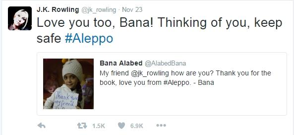 GALERIE FOTO! Scriitoarea britanică J.K. Rowling i-a trimis unei fetiţe din Siria un e-book cu toate volumele lui Harry Potter 18558050