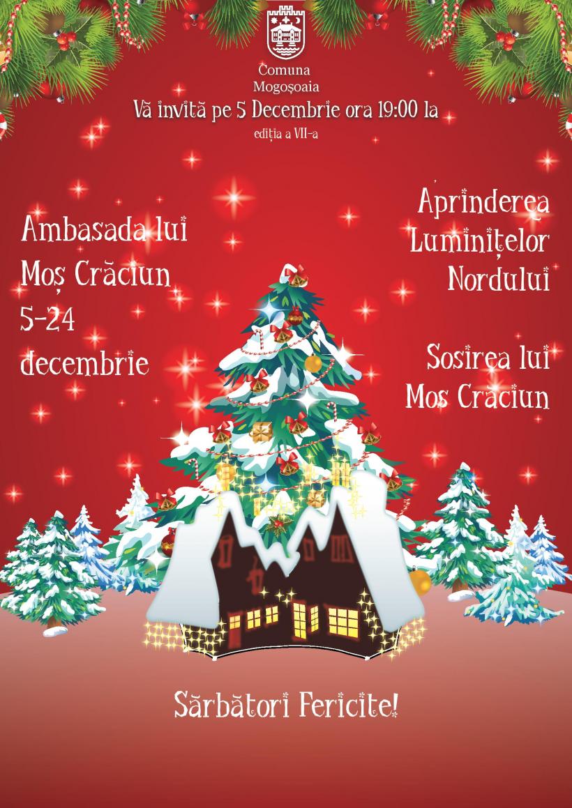 Ambasada lui Moș Crăciun se deschide în Parcul Mogoșoaia, pe 5 decembrie (ediția a VII-a)