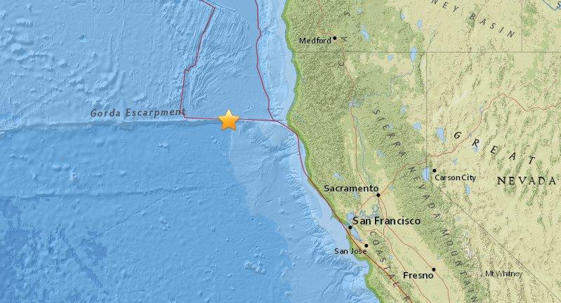 Cutremur de 6,8 în largul Californiei