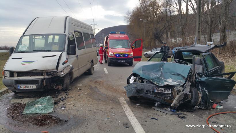 Accident rutier grav în Neamț: 1 mort și 5 răniți! S-a declanşat Codul roşu de intervenţie