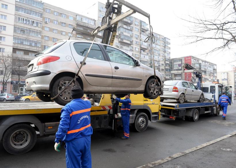ATENȚIE! Maşinile parcate neregulamentar pot fi ridicate din nou