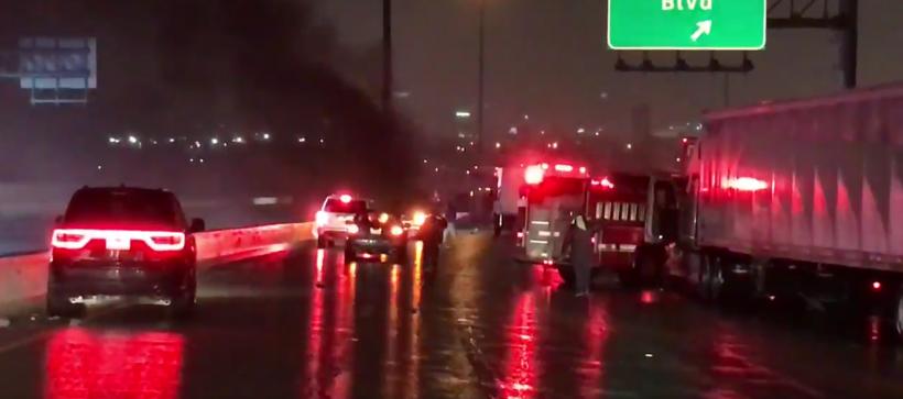 Accident în lanț în SUA: 55 mașini implicate, doi morți și 15 răniți