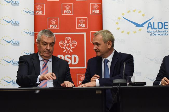 PSD şi ALDE au semnat un protocol de guvernare