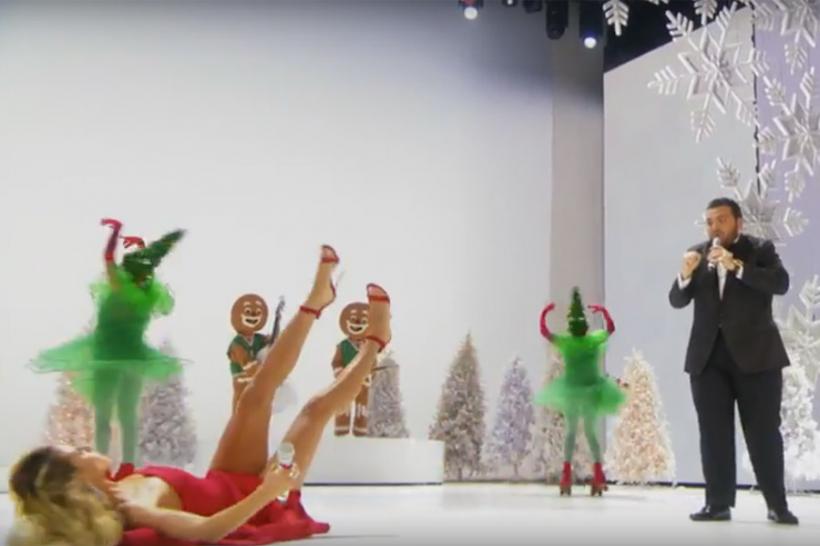 VIDEO - Frumoasa Heidi Klum a căzut în cel mai jalnic mod pe scena de la American's Got Talent