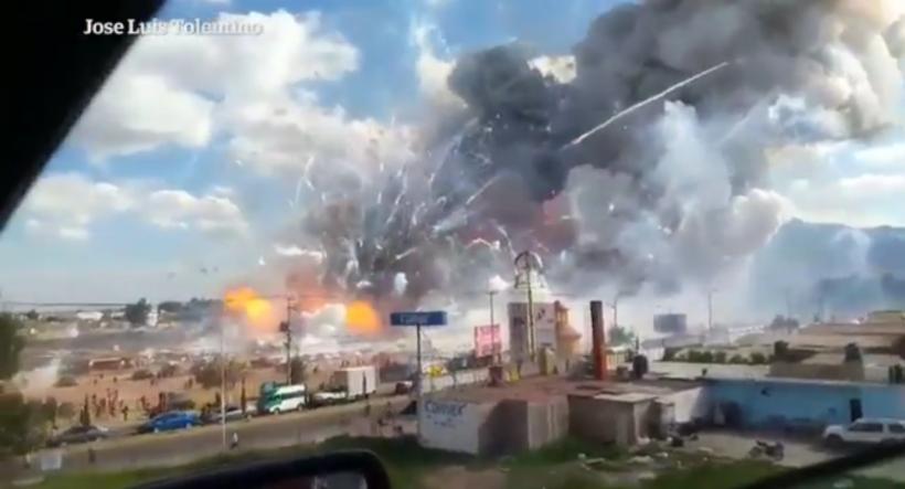 VIDEO! Focurile de artificii dintr-o piaţă din Mexic au ucis cel puţin 31 de oameni