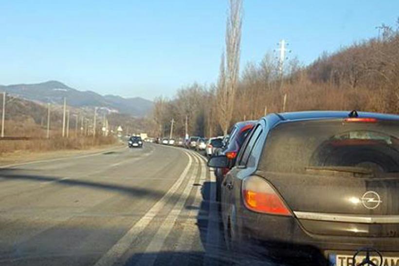 Accident rutier pe DN1 Ploiești -Brașov. Se circulă cu greutate pe o singură bandă