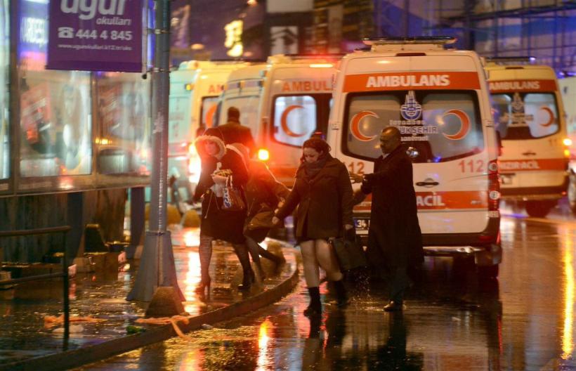 UPDATE Alertă în Istanbul, în urma unui ATAC armat într-un club. 39 de morți, dintre care 16 străini, și 69 de răniți 