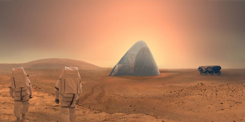 Habitatul conceput de NASA pentru prima misiune cu echipaj uman pe Marte arată ca un iglu