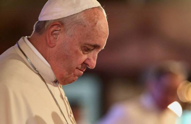 Papa Francisc s-a întâlnit cu persoane sinistrate după cutremurele care au lovit Italia anul trecut 