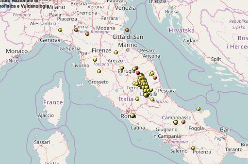 Cutremur de peste 5 grade în centrul Italiei