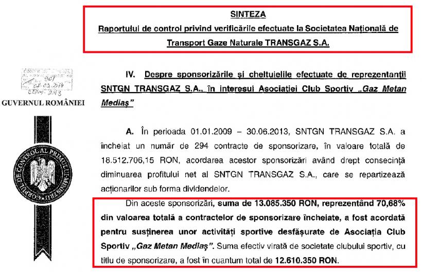 Sponsorizări de milioane în fotbal, ignorate de DNA 18564866