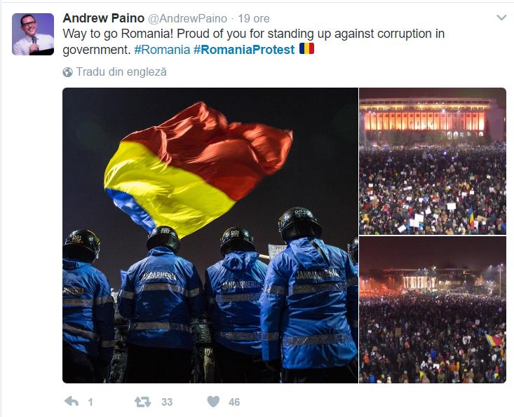 Oameni din întreaga lume își arată solidaritatea față de români 18566028