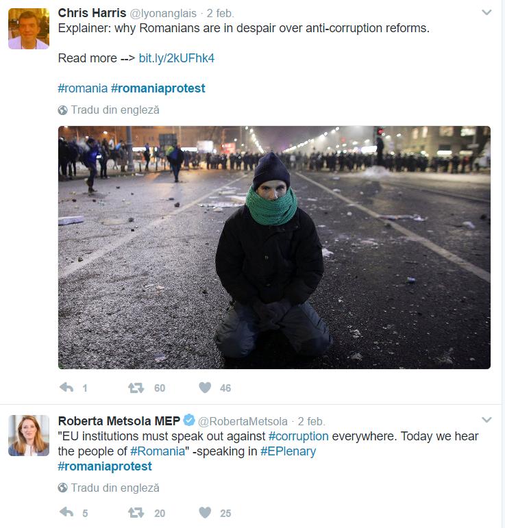 Oameni din întreaga lume își arată solidaritatea față de români 18566032