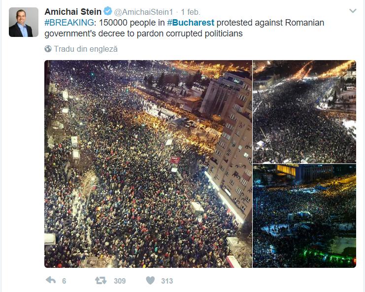 Oameni din întreaga lume își arată solidaritatea față de români 18566033