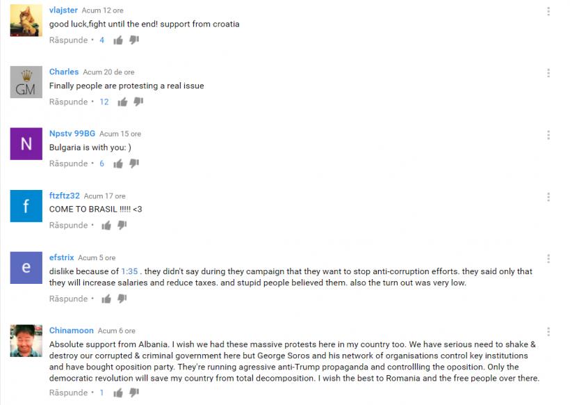Oameni din întreaga lume își arată solidaritatea față de români 18566036