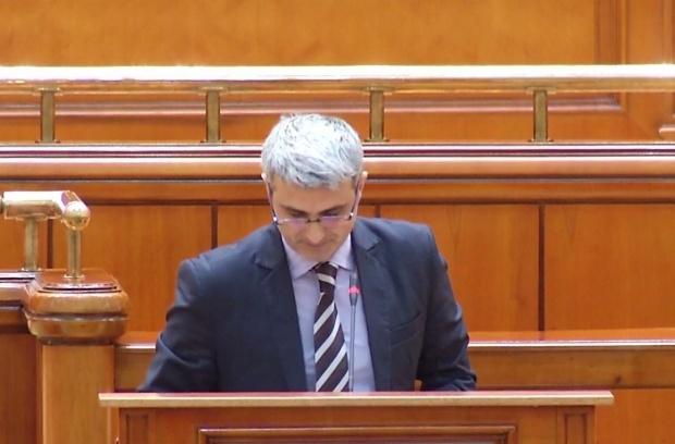 Turcescu, în plenul Parlamentului: &quot;Bună ziua, pe loc repaos!&quot;
