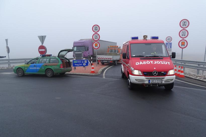 GALERIE FOTO - Cum s-a produs accidentul din Ungaria în care un român a decedat