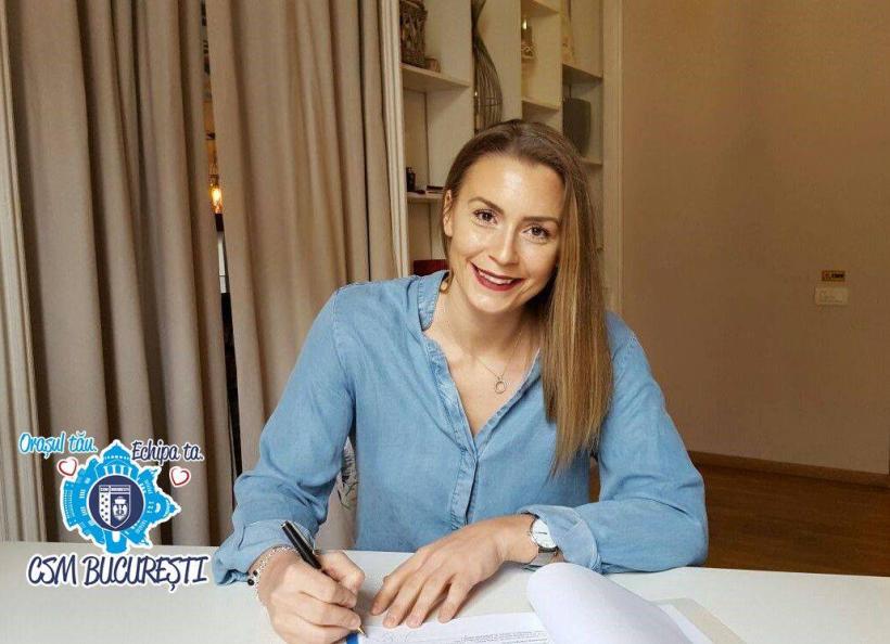 Suedeza Isabelle Gullden şi-a prelungit contractul cu CSM Bucureşti