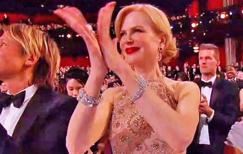 VIDEO - Nicole Kidman dezvăluie de ce a aplaudat ca o focă la Oscaruri