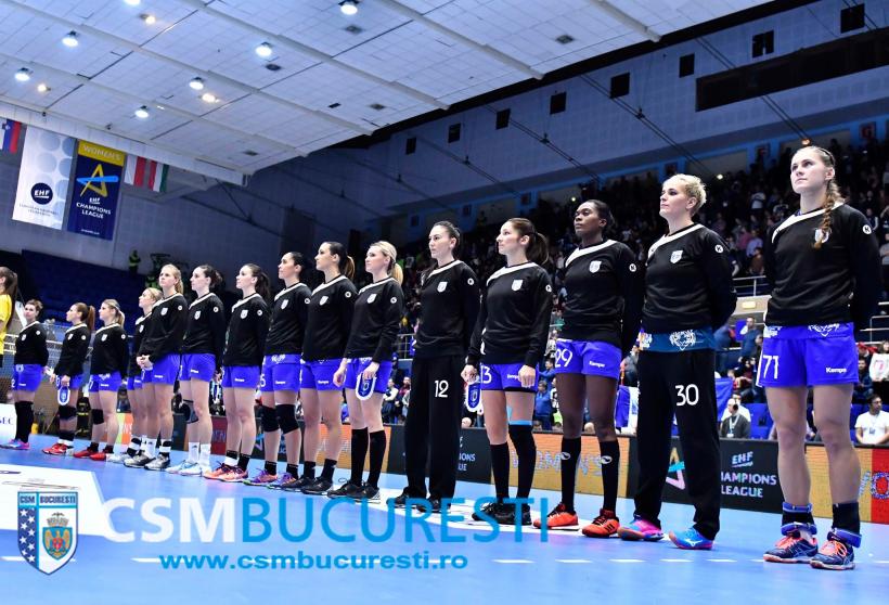 CSM București a câștigat la Esbjerg și va juca în sferturile Ligii Campionilor cu Ferencvaros