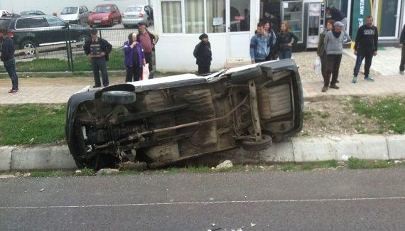 Argeș - Accident rutier în care a fost implicat un autobuz cu 50 de muncitori