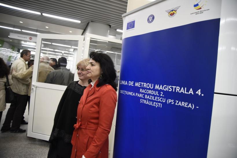 GALERIE FOTO - Ultimele două staţii care lipseau pentru finalizarea Magistralei 4, Laminorului şi Străuleşti, date în circulaţie.Cum arată 18572018