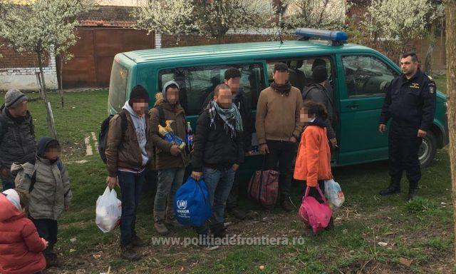 Nou grup de migranți ilegali, prins la granița de vest a României
