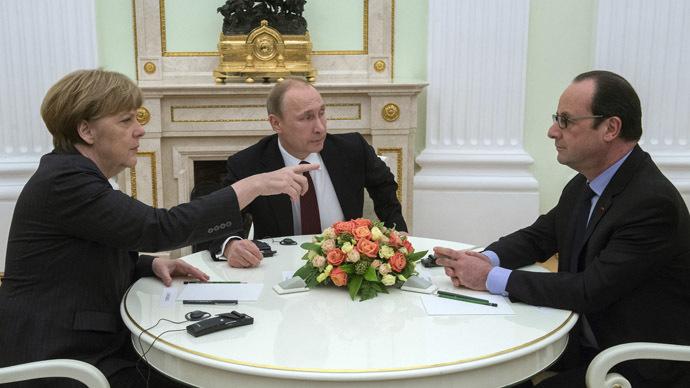 Putin, Merkel şi Hollande au discutat despre schimbul de informaţii în lupta antiteroristă