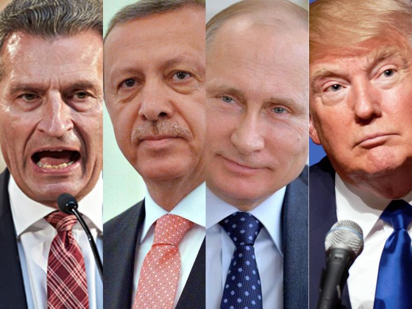 Comisarul european pentru buget Günther Oettinger îi numeşte pe Erdogan, Putin şi Trump 'autocraţi huligani'
