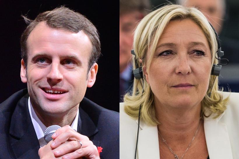 Macron şi Le Pen continuă să conducă în sondaje, deşi mai pierd puncte înaintea primului tur de scrutin