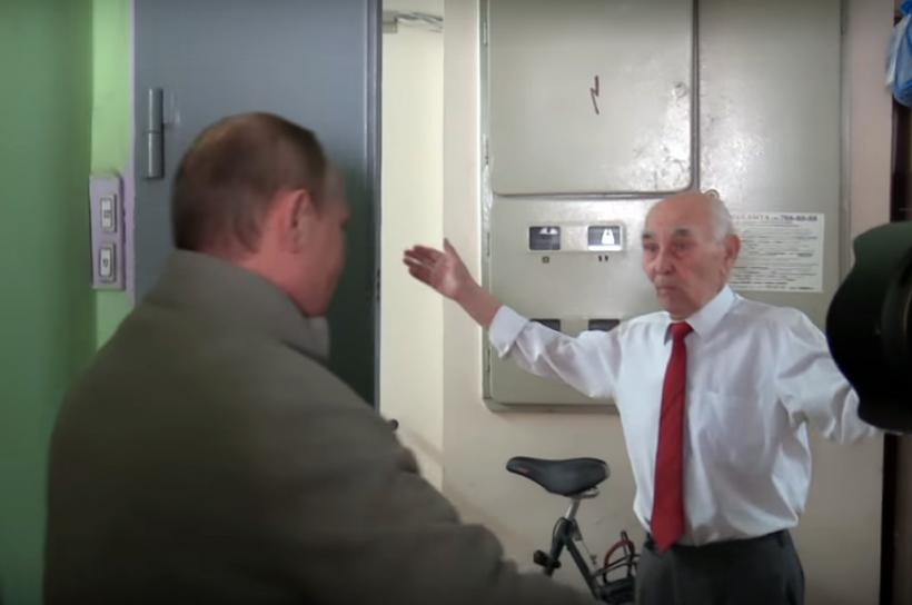 VIDEO - Vladimir Putin, în vizită la fostul său șef din KGB